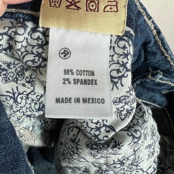 Big Star Casey K Jeans Womens 28 Low Rise Bootcut Stretch Western Cowgirl Hemmed - Picture 8 of 9